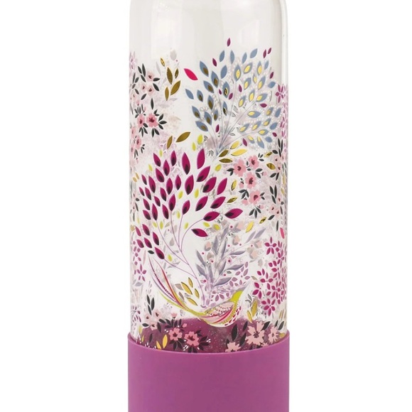 NWT! SARA MILLER LONDON WATER BOTTLE!!! 5 ⭐️’S! BEAUTIFUL! BAMBOO CAP! - Picture 3 of 6